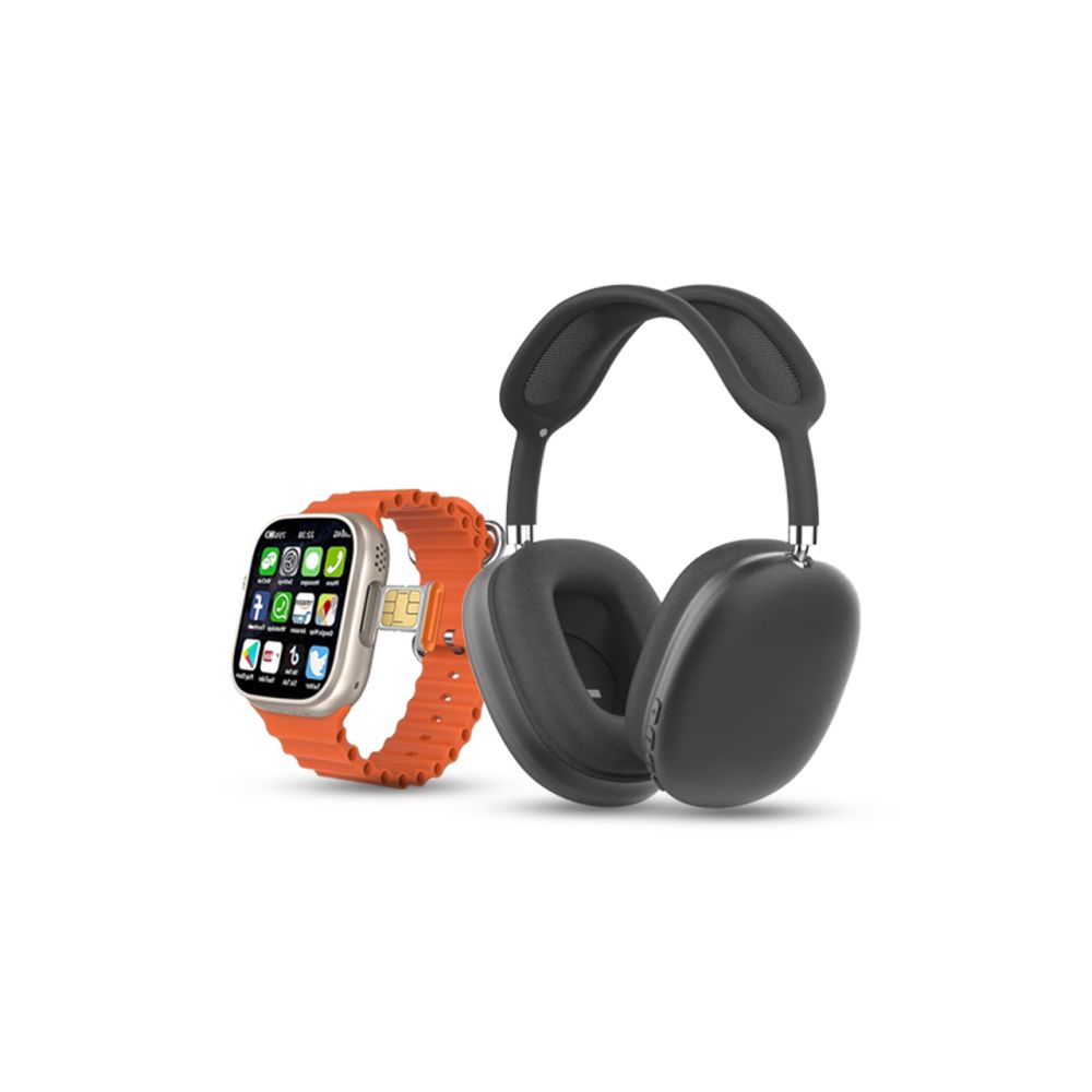 C9 Ultra Watch With P9 Headphones